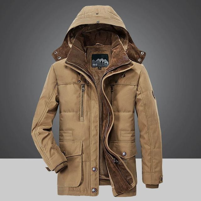 Warme Herren-Parka für den Winter