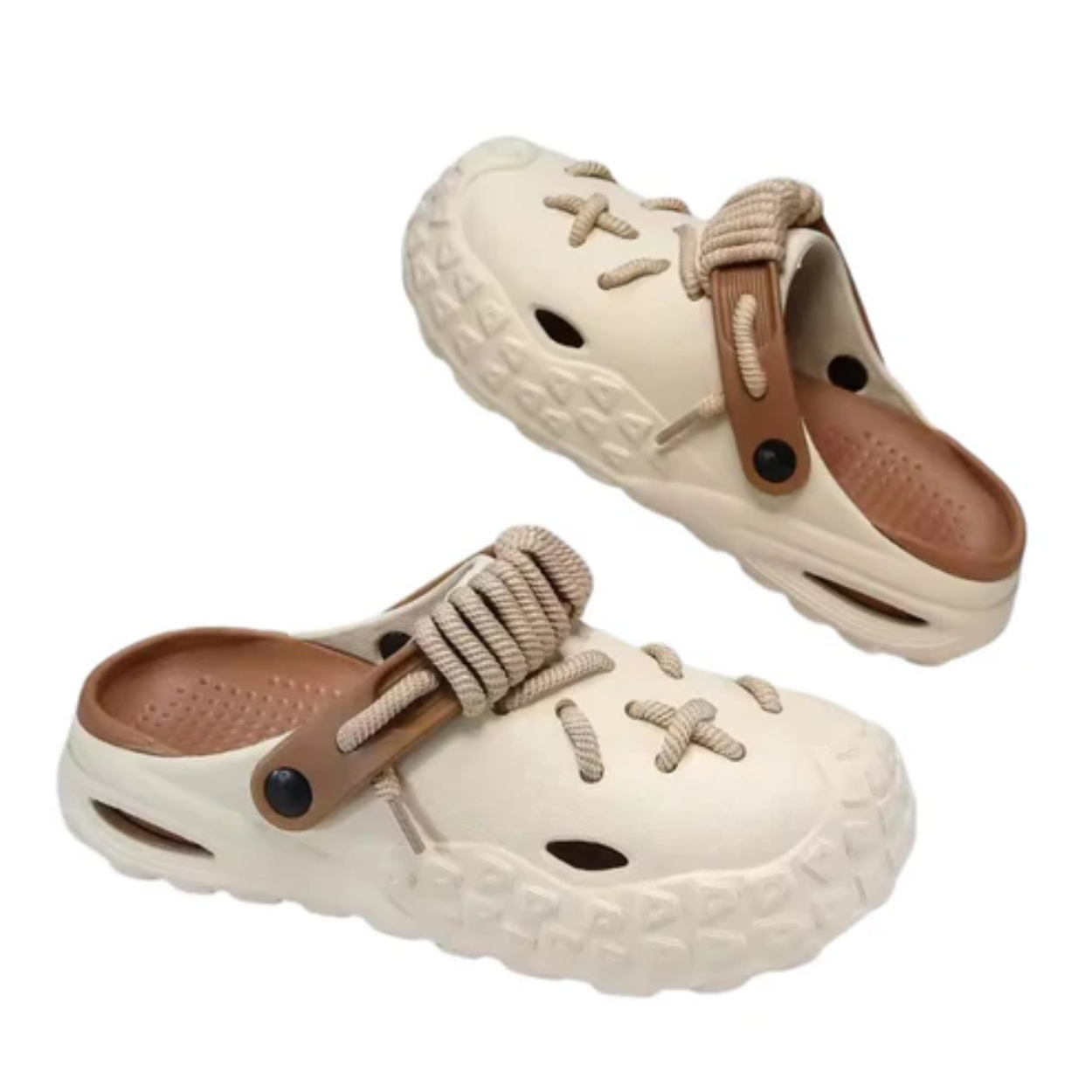 Atmungsaktive Damenclogs mit bequemer Sohle