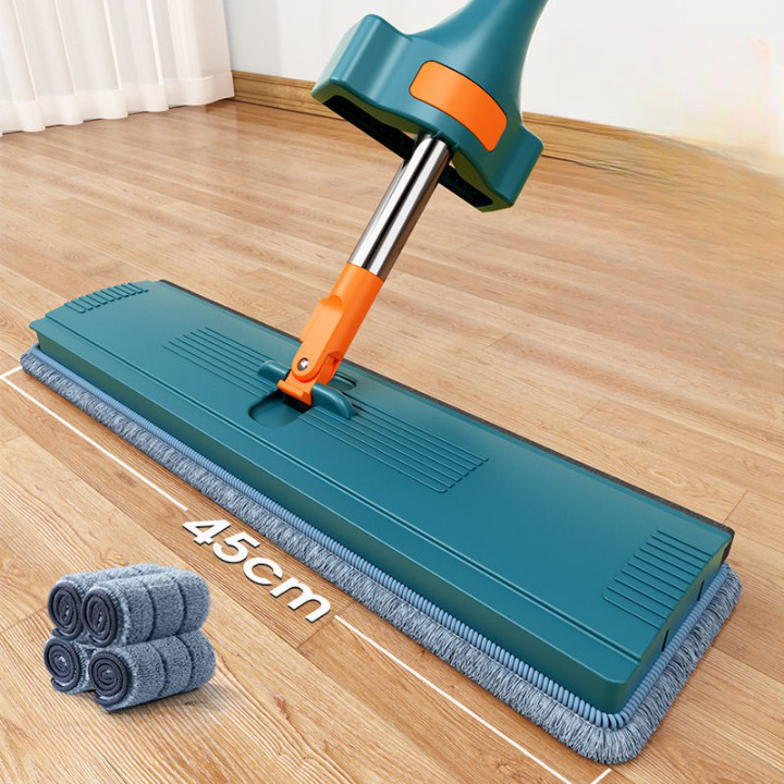 Ultrasaugfähiger Mikrofasermopp mit 4 kostenlosen Wischlappen