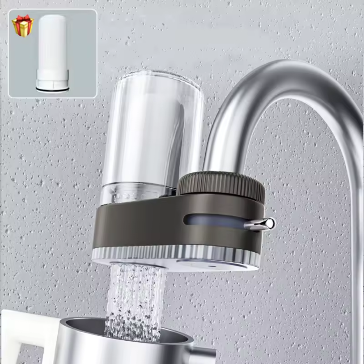 Effizienter Wasserfilter für Küchenarmatur