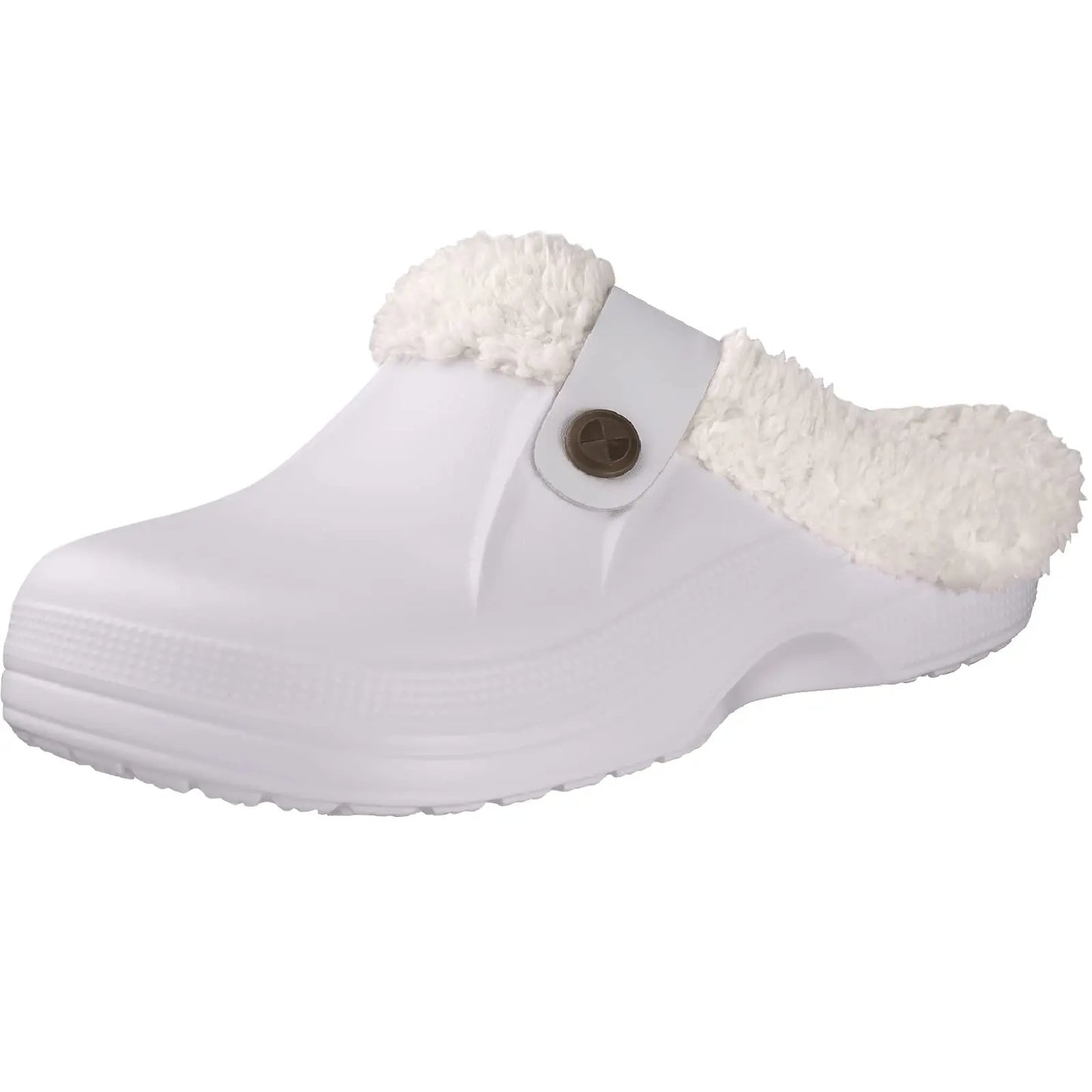 Unisex warme Hausschuhe aus Fell mit rutschfester Sohle