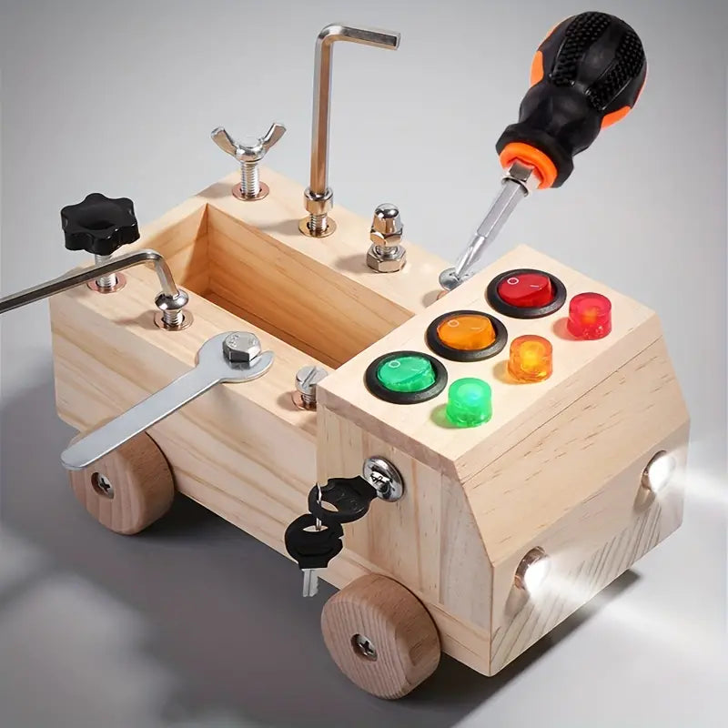 Tableau Éducatif avec 6 Lumières et Fixation Facile - Santeova