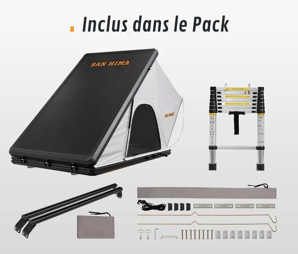 Dachzelt mit hoher Steifigkeit für komfortables Camping