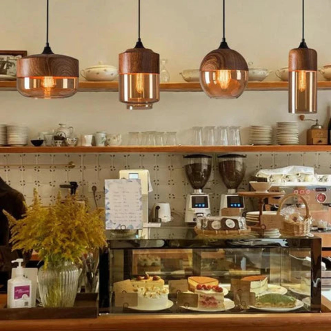 Deckenlampe Holz Nordisches Design