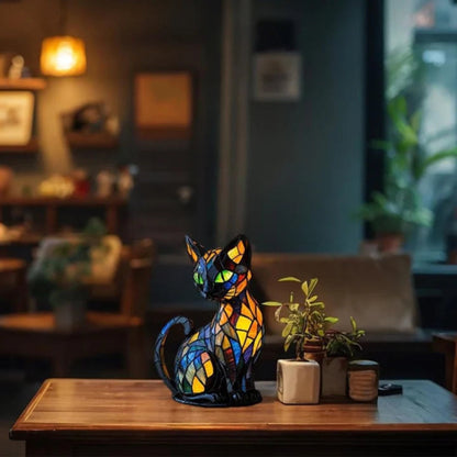 Lustige und Bunte Katzenlampe