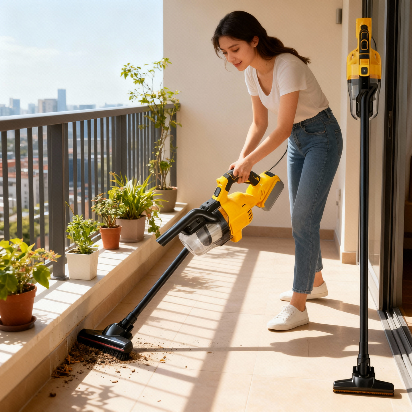 Marcherelle™ – Leistungsstarker Kabelloser Staubsauger für Vielseitige Reinigung