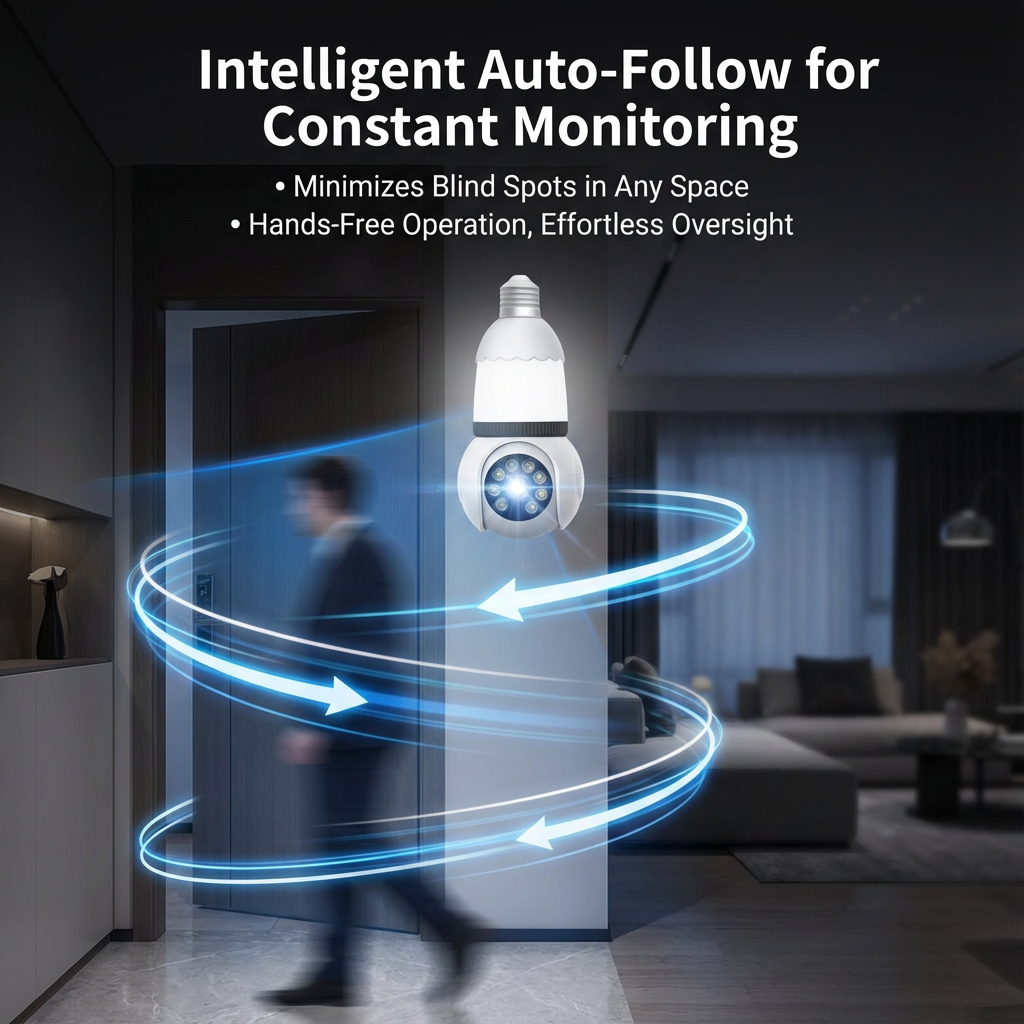 Marcherelle™ – Sicherheitskamera mit LED-Lampe und Farbsehen