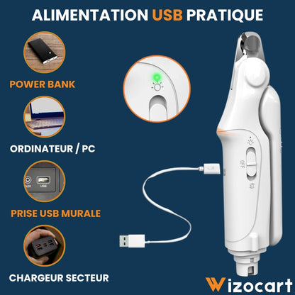 Praktischer 2-in-1 Nagelknipser für Hund und Katze