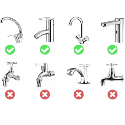 Universeller Tropfstopp-Wasserhahn-Aerator 360°