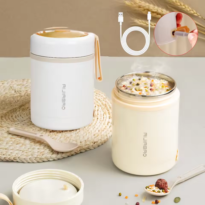 Tragbarer elektrischer Thermosbehälter für Mittagessen