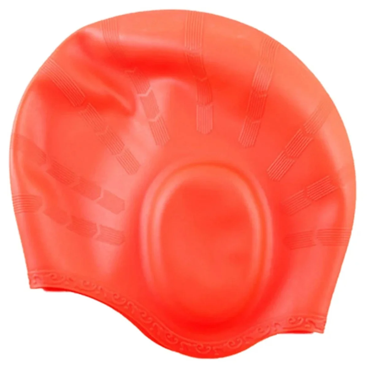 Wasserdichte Duschhaube aus Gummi mit Ohrenschutz