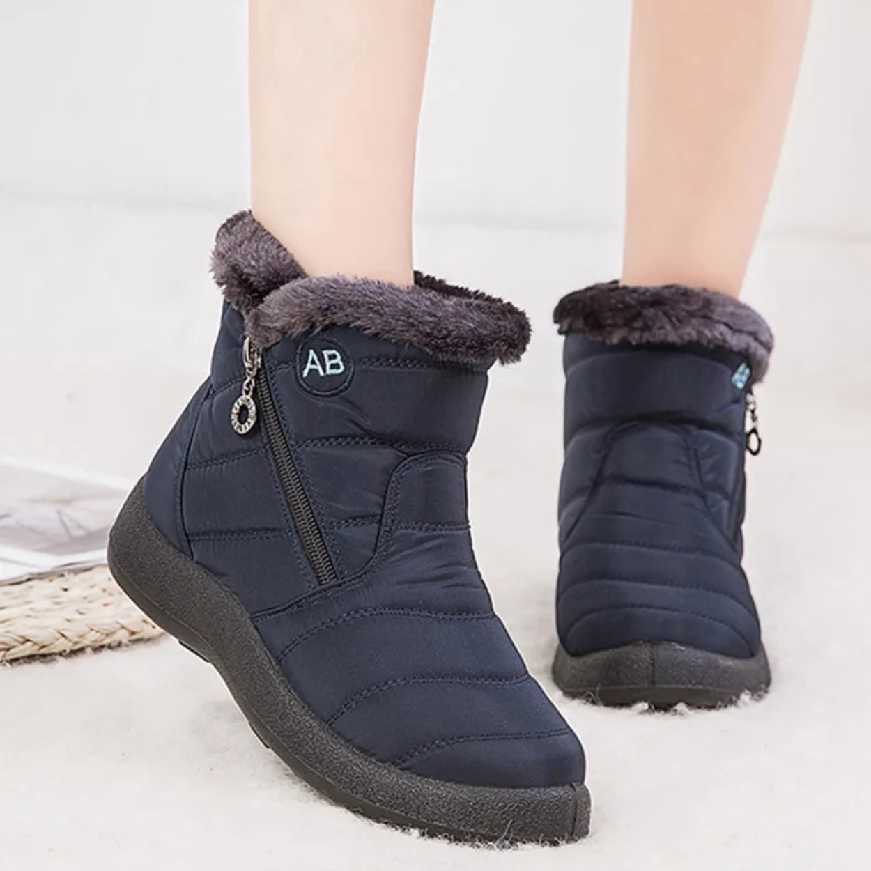Warme und wasserdichte Winterstiefel