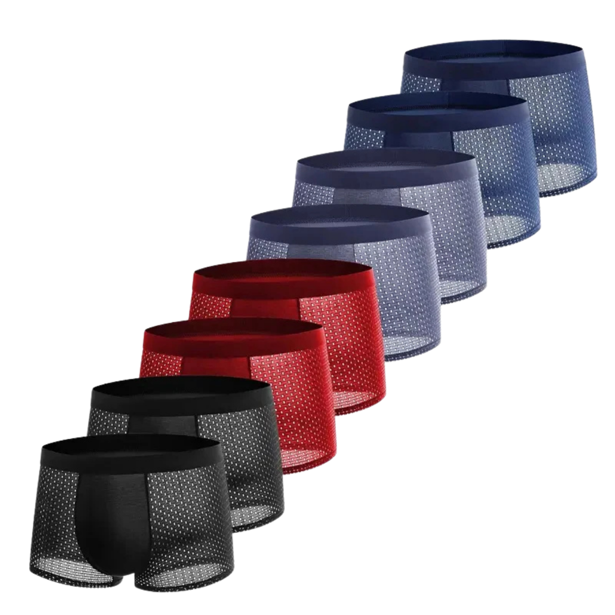 Atmungsaktive und leichte Herren-Boxershorts aus Eis-Seide