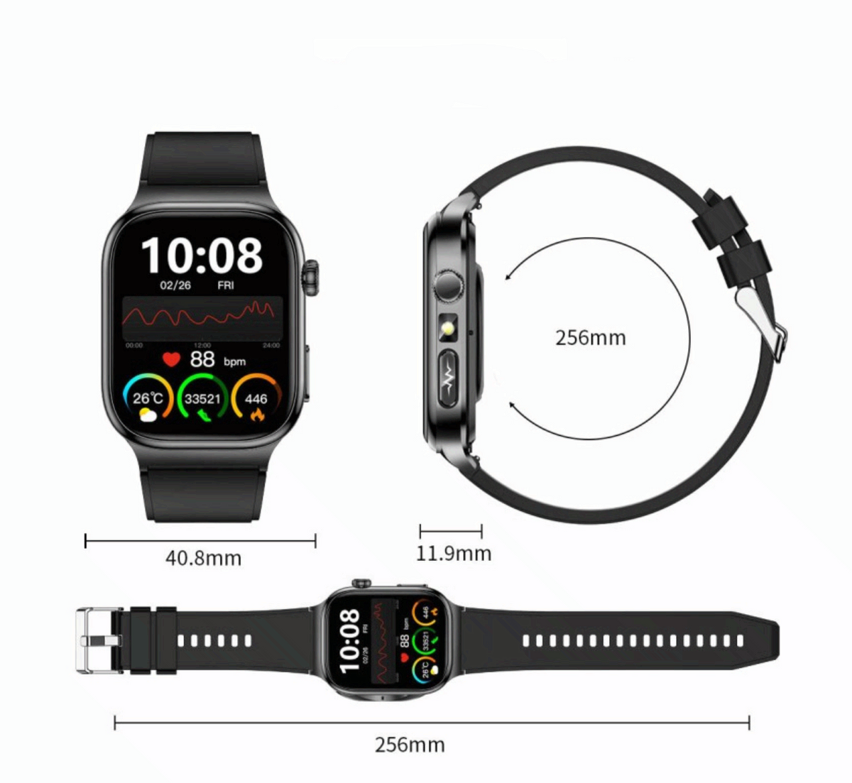 Fortschrittliche Fitness-Smartwatch