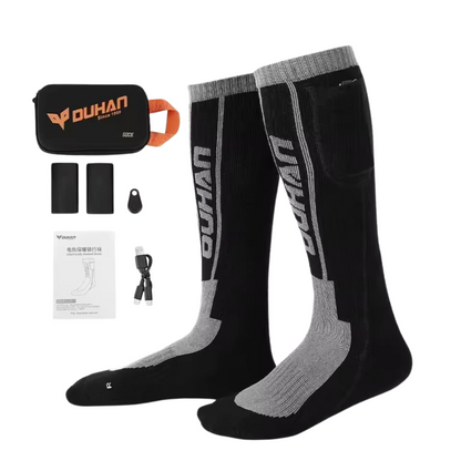 Elektrische Heizsocken für Motorradfahrer