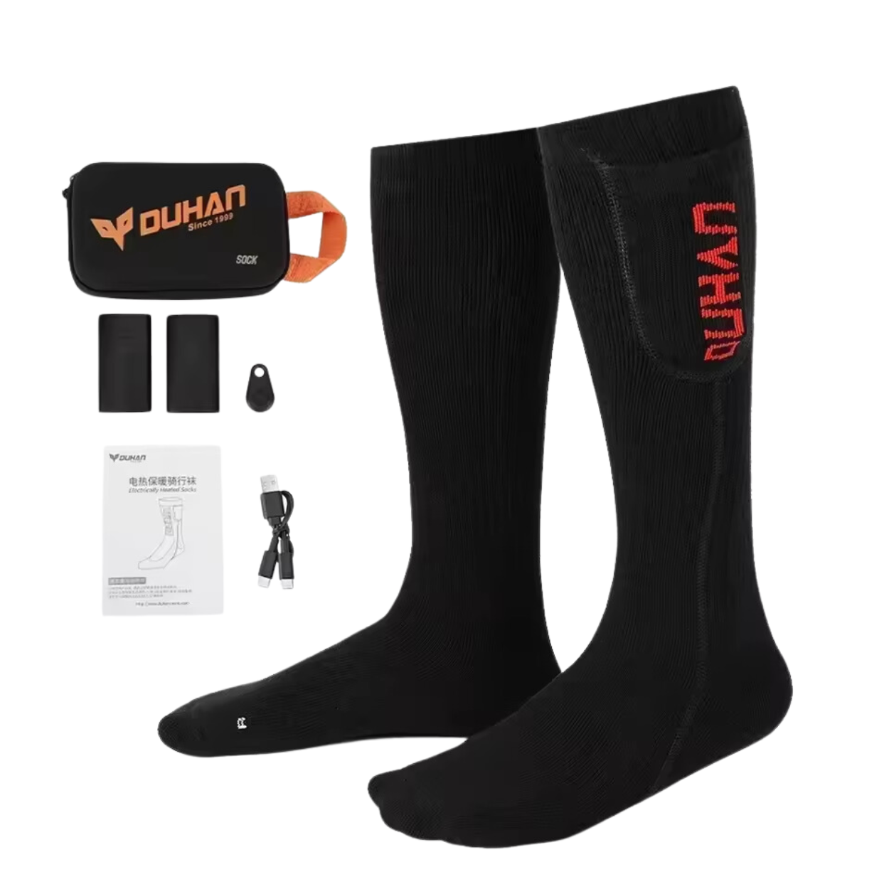 Elektrische Heizsocken für Motorradfahrer