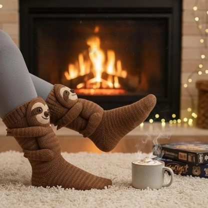 Bunte und lustige Tiermuster-Socken