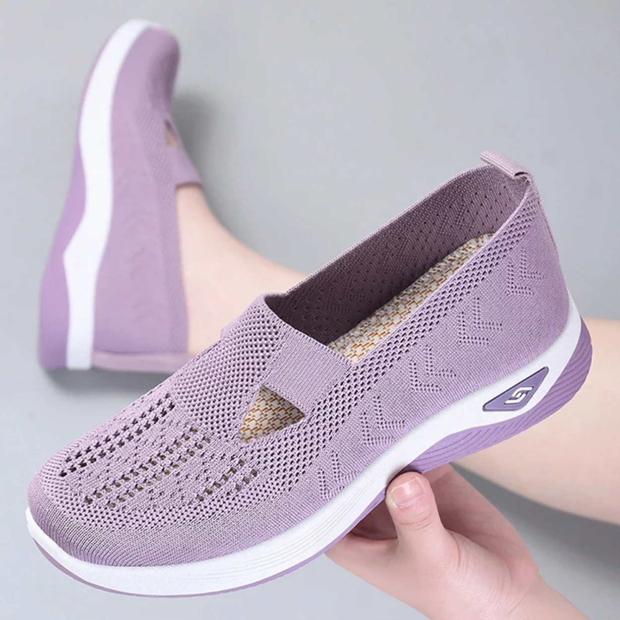 Bequeme, atmungsaktive orthopädische Damenschuhe