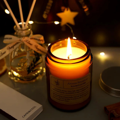 Geschenkset Duftkerze und Raumduft-Diffusor