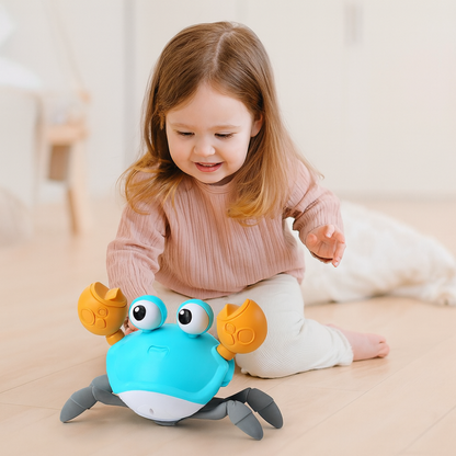 Jouet Bébé Crabe Musique et Lumières Colorées - Foivo