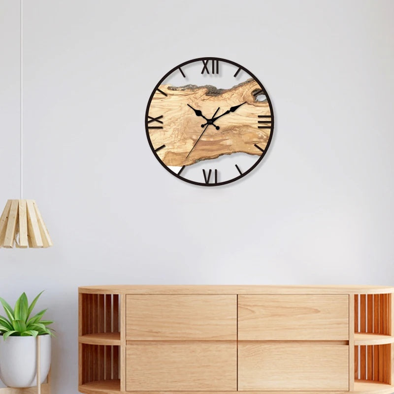Moderne transparente Acryl-Wanduhr mit Design