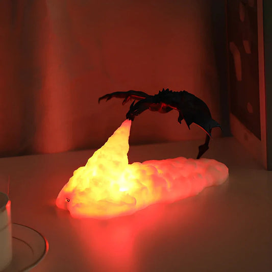 Lampe Dragon Flamme LED Ambiance Élégante - Foivo