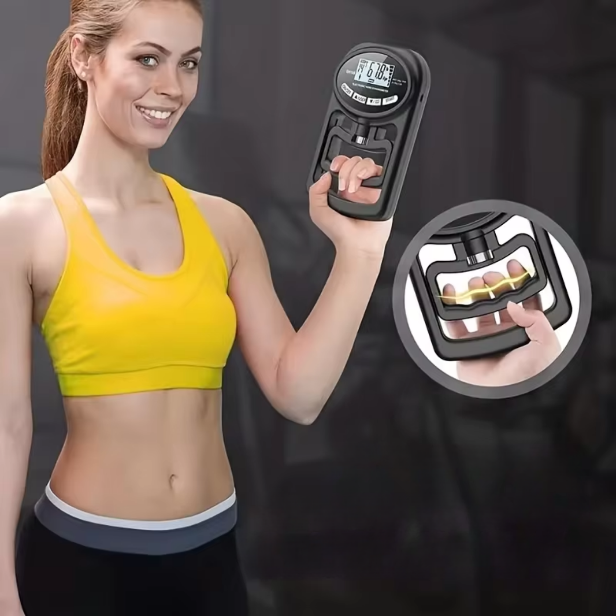 Präzise elektronische Personenwaage bis 120 kg mit LCD-Anzeige