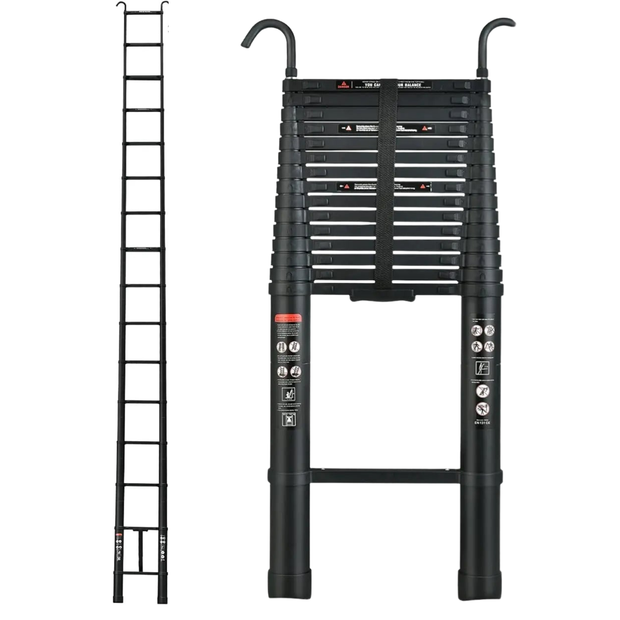 Teleskopleiter Aluminium 6,2m Hohe Sicherheit