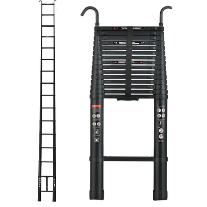 Teleskopleiter Aluminium 6,2m Hohe Sicherheit