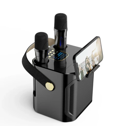 Leistungsstarker tragbarer Bluetooth-Lautsprecher mit Karaoke-Funktion