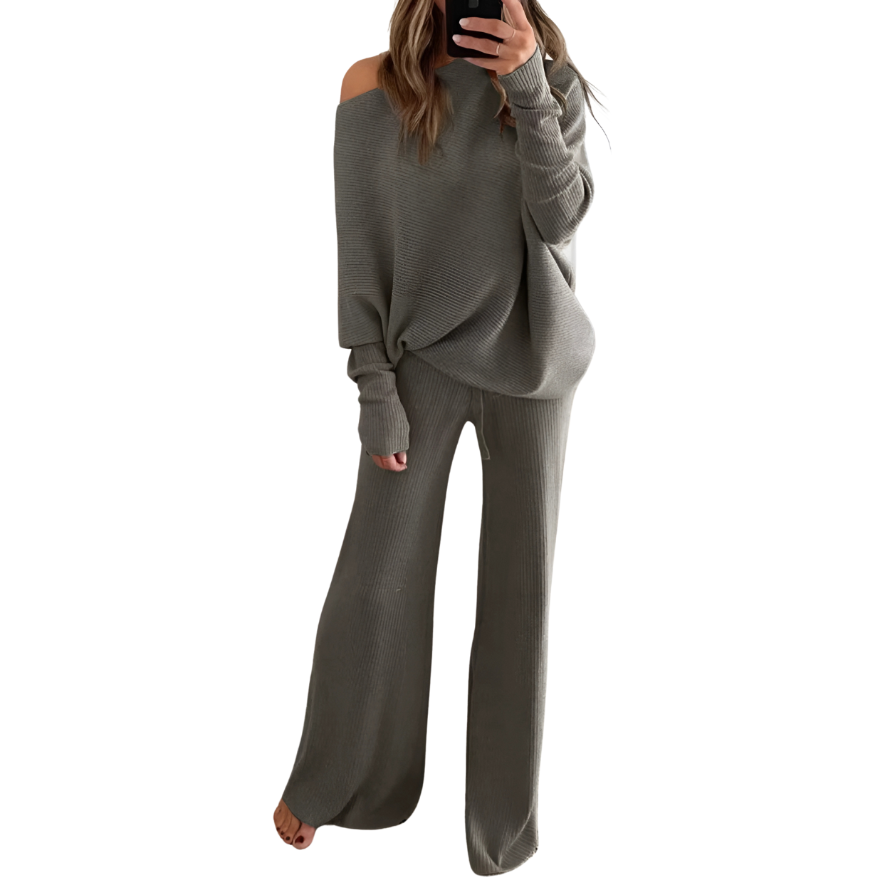 Bequeme und elegante Jogginghose und Pullover