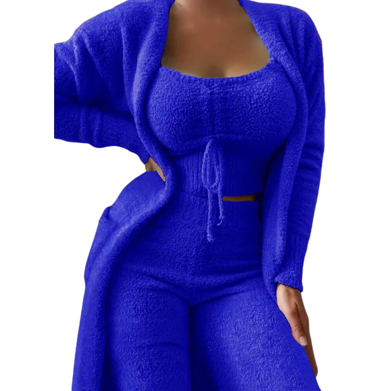 Weicher und bequemer Samt-Pyjama für Damen