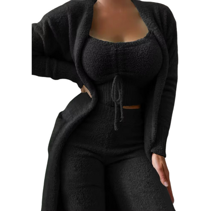 Weicher und bequemer Samt-Pyjama für Damen