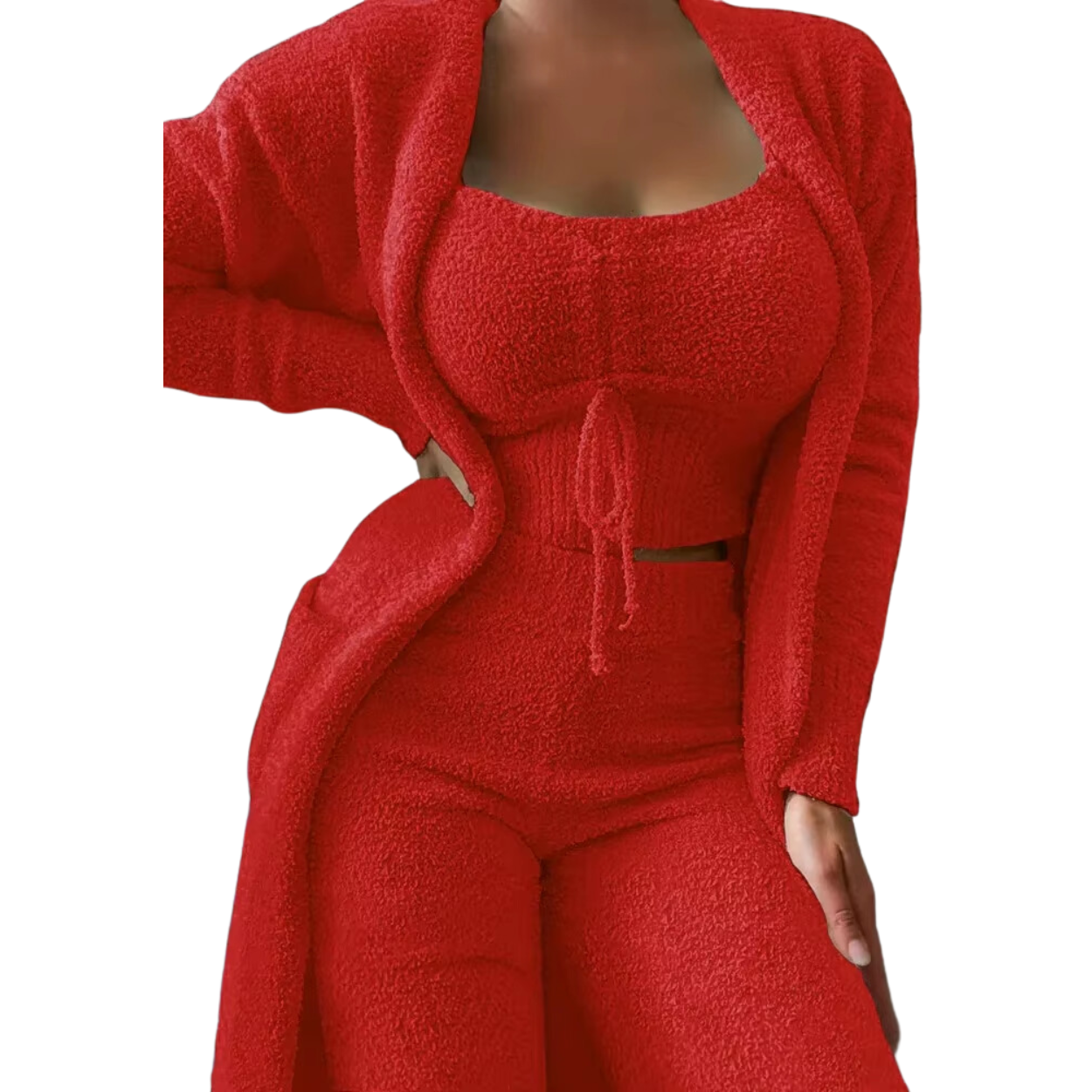 Weicher und bequemer Samt-Pyjama für Damen