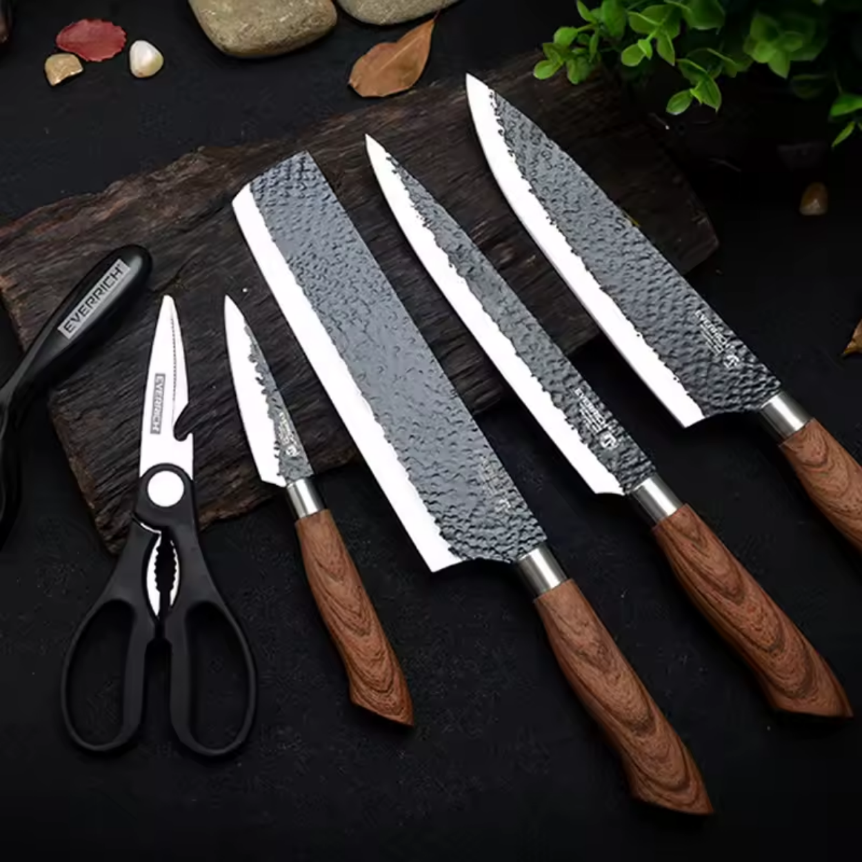 Scharfe und robuste Edelstahl-Küchenmesser