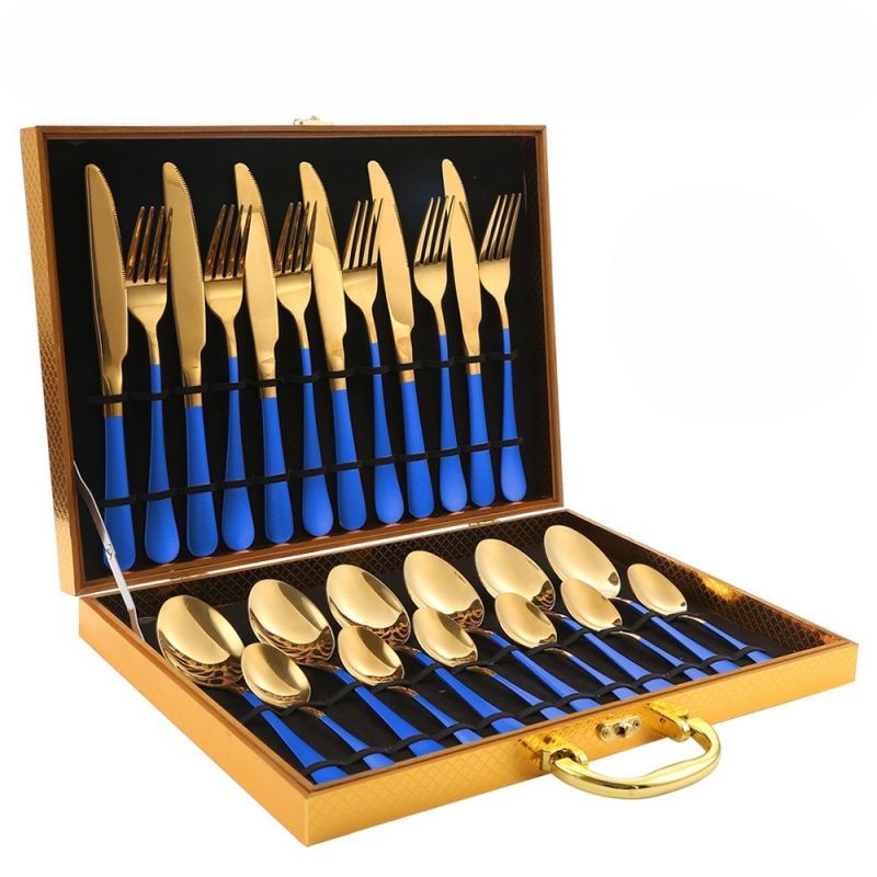 Elegante Edelstahl-Küchenutensilien 24 Teile