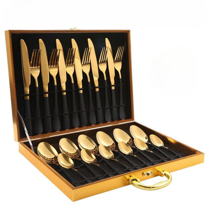 Elegante Edelstahl-Küchenutensilien 24 Teile