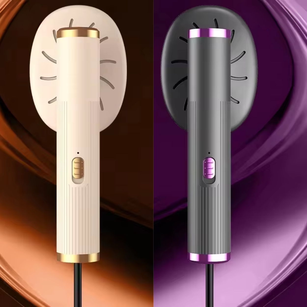 Kompakter Dampfbügeleisen mit Schnellheizung und USB-Kabel