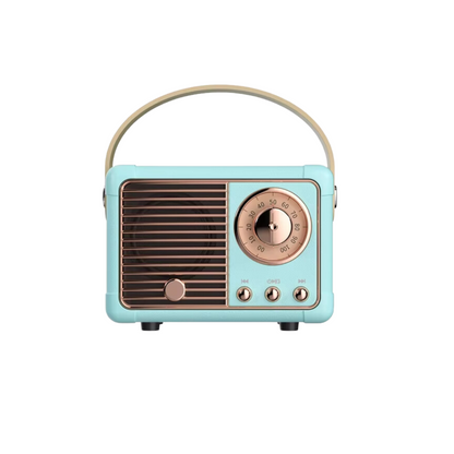Tragbarer Vintage Bluetooth-Lautsprecher