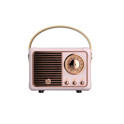 Tragbarer Vintage Bluetooth-Lautsprecher