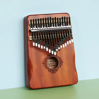 Tragbare 17-Tasten Holz-Kalimba mit Daumenklavier