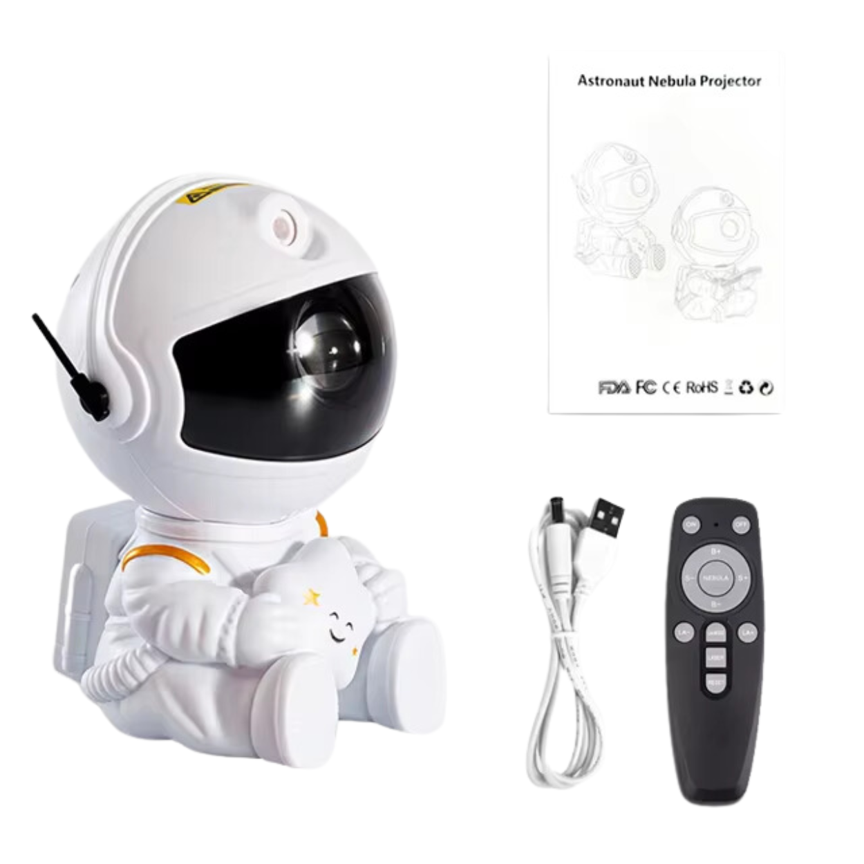 LED-Projektorlampe mit Astralem Design