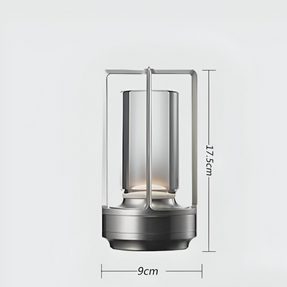 Kompakte LED-Schreibtischlampe mit einstellbarer Helligkeit