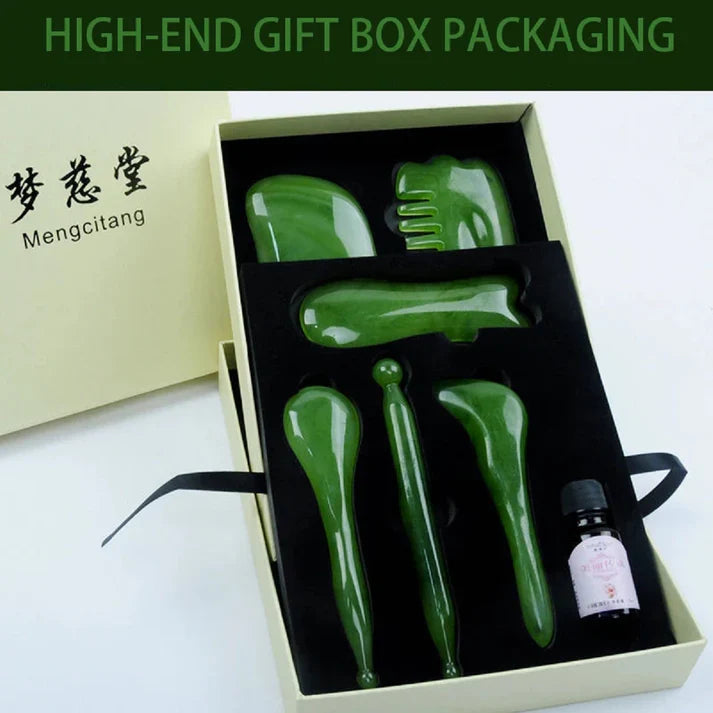 Gua Sha Massage-Set 7-teilig Komplett