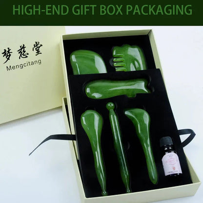 Gua Sha Massage-Set 7-teilig Komplett