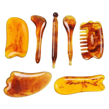 Gua Sha Massage-Set 7-teilig Komplett