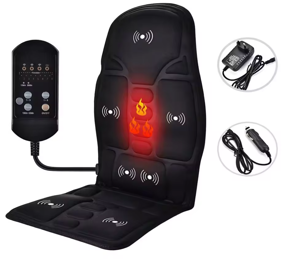 Marcherelle™ – Wärmekissen für Shiatsu-Massage für Zuhause, Büro und Auto