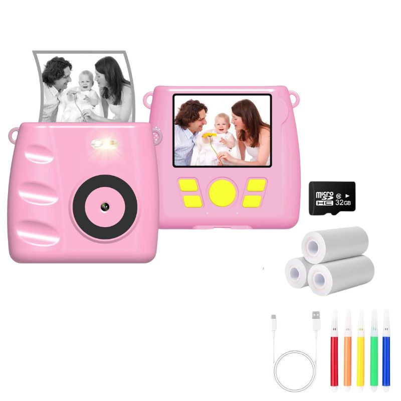 Marcherelle™ – Appareil Photo Enfant avec Impression Instantanée
