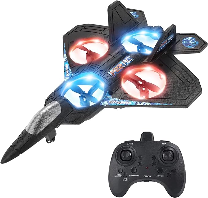 Marcherelle™ – Avion Télécommandé avec Lumière Voltige et Fun