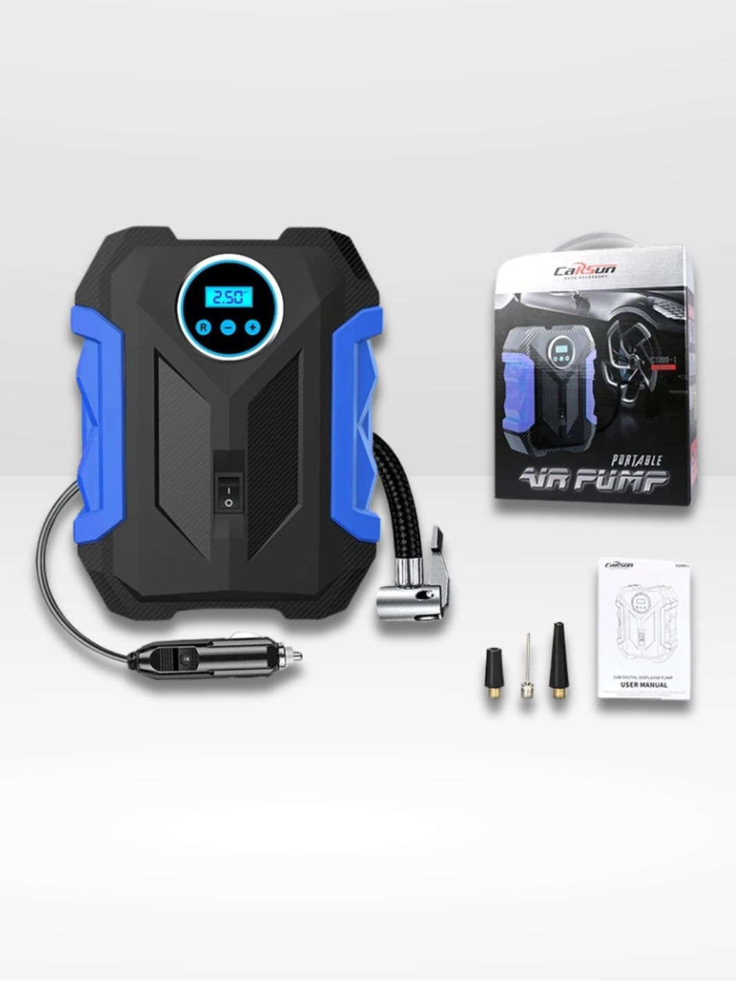 Marcherelle™ – Compresseur Gonfleur Pneu Portable 150 PSI Rechargeable